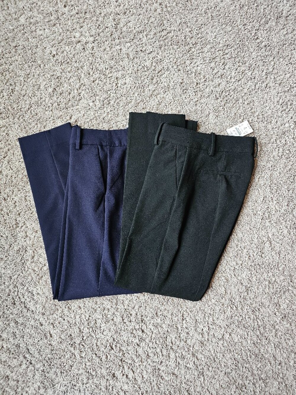 2 pairs of J.Crew Factory Ruby Crop Pants Size 0 in Navy and Black